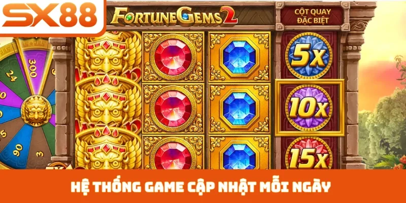Hệ thống game cập nhật mỗi ngày