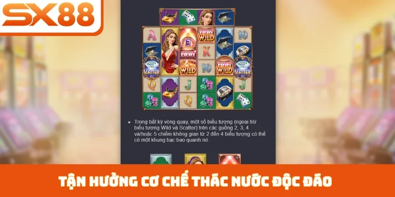 Tận hưởng cơ chế thác nước độc đáo